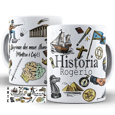 Caneca Personalizada - Professora de História Lágrimas dos meus alunos