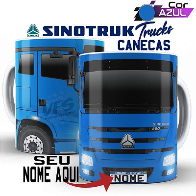 Caneca Personalizada Caminhão caminhoneiro Sinotruk