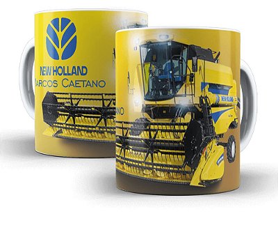 Caneca Personalizada - Colhedora New holland