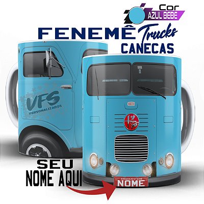 Caneca Personalizada Caminhão Fenemê Fnm caminhoneiro