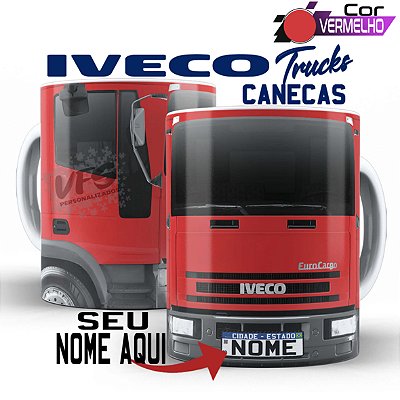 Caneca Personalizada Caminhão caminhoneiro Iveco Eurocargo