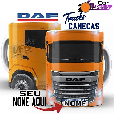 Caneca Personalizada Caminhão caminhoneiro Daf 2023