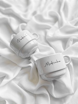 Xícaras Personalizadas Madrinha e Padrinho de Casamento