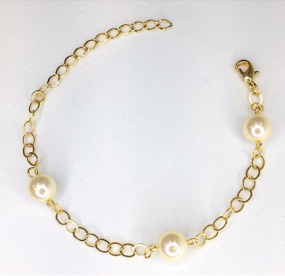 PULSEIRA OURO PÉROLA