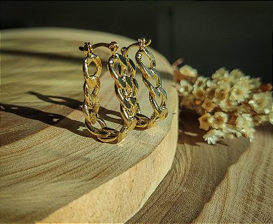 Argola trançada Luara