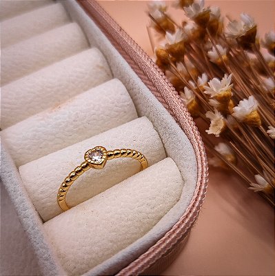 Anel de cristal love