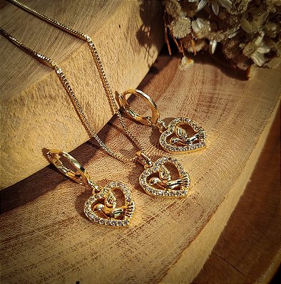 conjunto Beija-flor cravejado