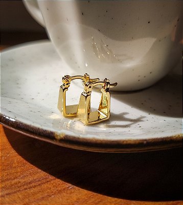 Argola Zoe quadrada P