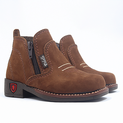 Botina INFANTIL com zíper 11306 - Ferrugem