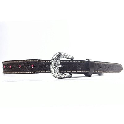 Cinto Infantil Country Strass Rosa - Café