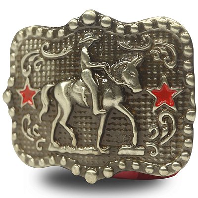 Fivela INFANTIL Country Cowboy 063 5x4 - Envelhecida