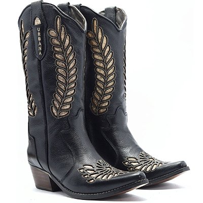 Bota Cano Longo Laser Urbana 803 BF - Preto Floater