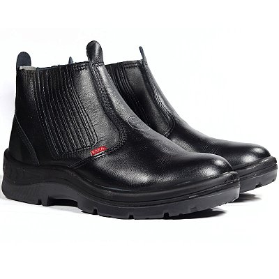 Botina Softflex 950 - Preto Vaqueta