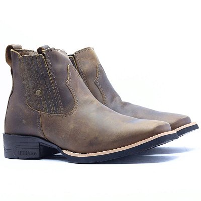 BOTA DA URBANA SEM BORDADO BQ 110 - nobuck castanho