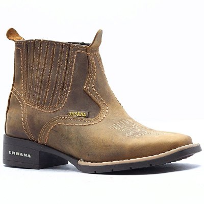 Botina Urbana Feminina 805 BQ - Tabaco Crazy Horse