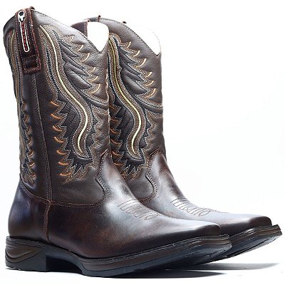 Bota Texana Bord 390 Cenoura - Fóssil Sella|Napa Café