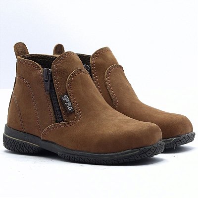 Botina Infantil Boottenis com Zíper 11302 - Ferrugem Nobook