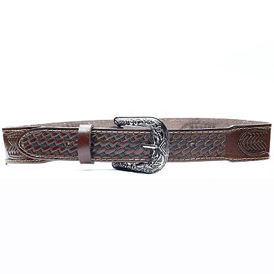 Cinto Royal Flush de Sola 4cm 18006 - Café
