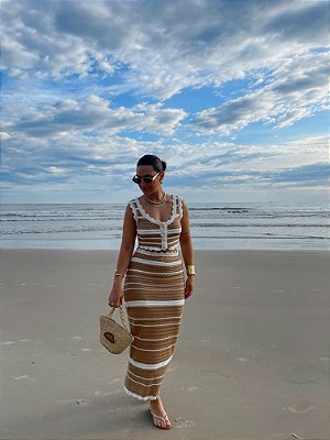 CONJUNTO DE SAIA E BLUSA MELISSA