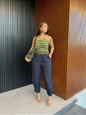BLUSA SEM ALÇAS EM ALFAITARIA ALESSA