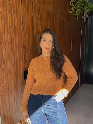 BLUSA EM FIO ANGORÁ LARA