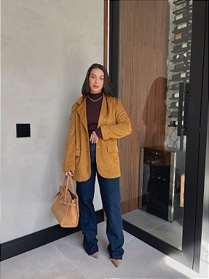 BLAZER EM SUEDE GRAZI