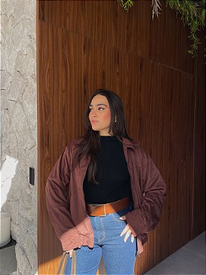 JAQUETA CASUAL EM SUEDE ARYA