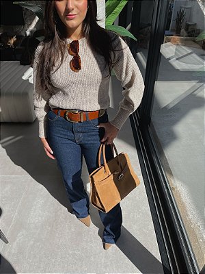 CALÇA JEANS RETA MONIQUE