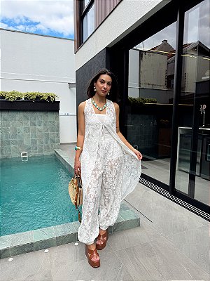 CALÇA ALADIM DE RENDA PILAR