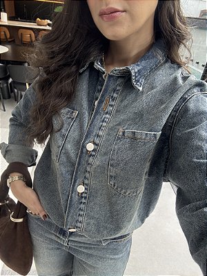 CAMISA JEANS BASTILLE VINTAGE CLARO