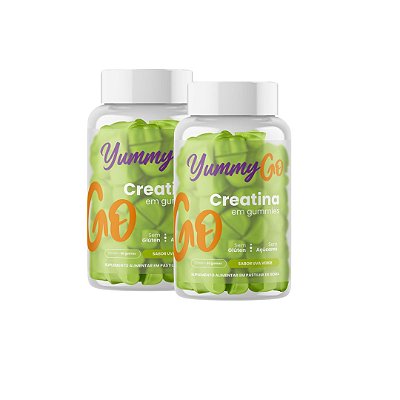Yummy Go 60 Gominhas - Creatina 2Uni