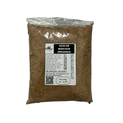 Açúcar mascavo - 500g – Natural e Rico em Nutrientes | Kippys Natural