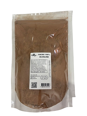 Cacau 100% alcalino, puro premium - 500g - economize em suas receitas – Sabor Intenso e Benefícios Naturais | Kippys Natural