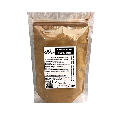 Canela em pó natural premiun - 100g – Sabor e Aromas Naturais para Suas Receitas | Kippys Natural