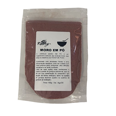 Laranja moro em pó 100g - Apoio à Gestão de Peso com Saúde | Kippys Natural