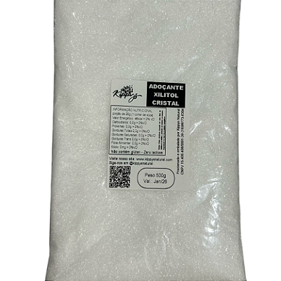 Adoçante xilitol - 500g - Adoçante Natural e Saudável Substituto do Açúcar sem Calorias | Kippys Natural