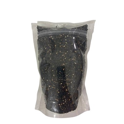 Gergelim preto indiano importado - 250g - Muito sabor e nutrientes para os seus pratos - Kippys Natural