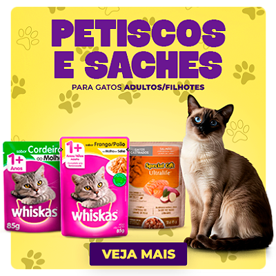 Petiscos e Saches Gatos