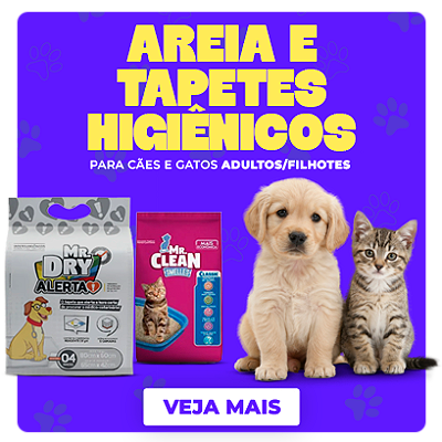 Areia e Tapetes Cães e Gatos