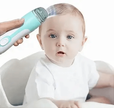 Maquininha de cabelo, mundo azul - corte limpo sem sujeira e sem barulho