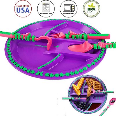 Prato e talheres divertidos