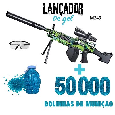 lançador de  Bolinha De Gel Automatica Com Mira -