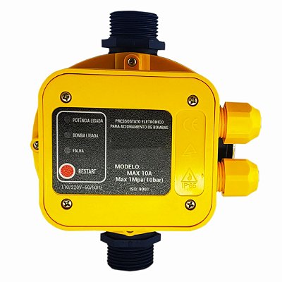 Pressostato Eletronico para Pressurizar Bomba de água Bivolt - Hioda