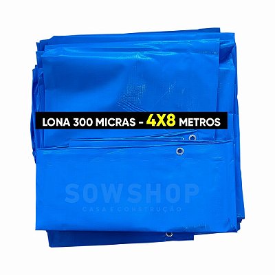 LONAFORTE MULTIUSO 300 MICRAS PE UV AZUL 4x8 SOWSHOP
