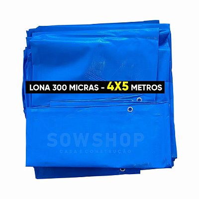 LONAFORTE MULTIUSO 300 MICRAS PE UV AZUL 4x5 SOWSHOP