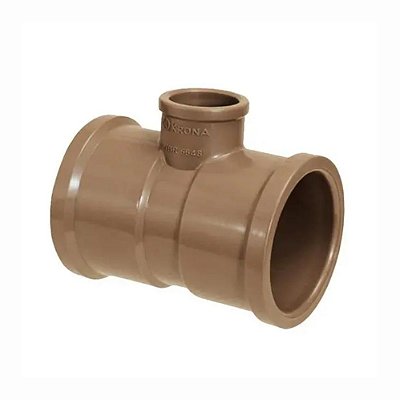 TeE Redução Soldavel 50x32mm Marrom Krona