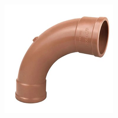 Curva 90º Soldável 32mm (1 Polegada) Marrom Krona