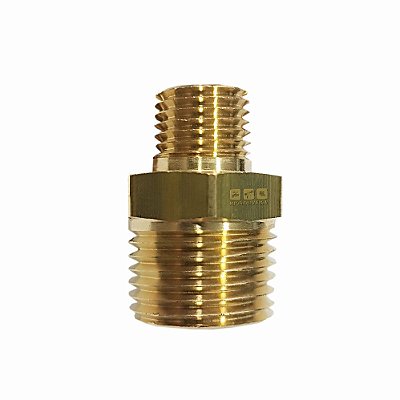 União 1/2 Bsp x 1/4 Npt Latão Hidráulica Gás Sowshop