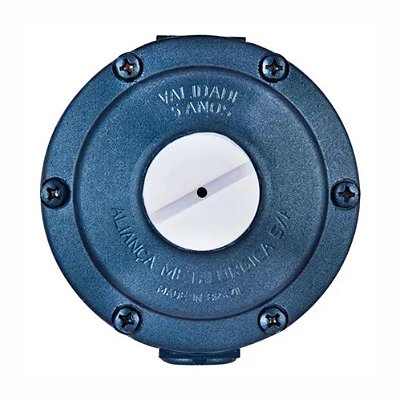 Regulador Pressão Gás 7Kg 506/03 Rosca Entrada 1/8npt Sáida 3/8npt Aliança