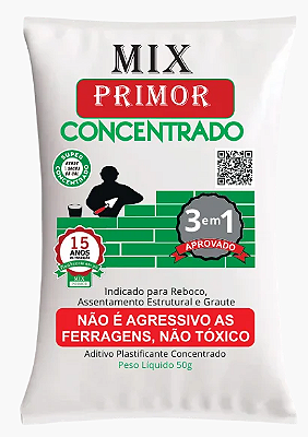 500 SC DE MIX PRIMOR CONCENTRADO PARA REBOCO